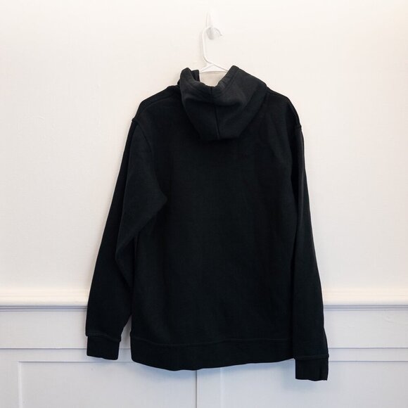 Bass Pro Shops Hoodie Medium Black Johnny Morris Logo Fishing Outdoor Sweatshirt - Picture 2 of 5